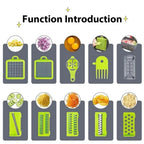 16-in-1 Vegetable Chopper Set by AHTOSKA