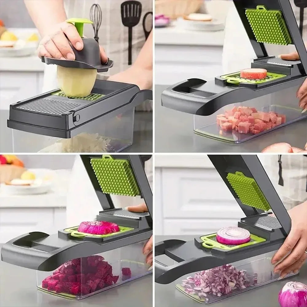 16-in-1 Vegetable Chopper Set by AHTOSKA