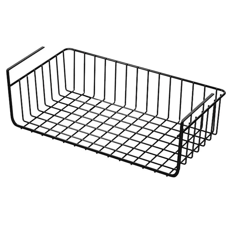 Iron Hanging Basket for Wardrobe and Kitchen Storage