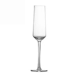 Crystal Champagne Flutes Long Stem Glasses by Lujing