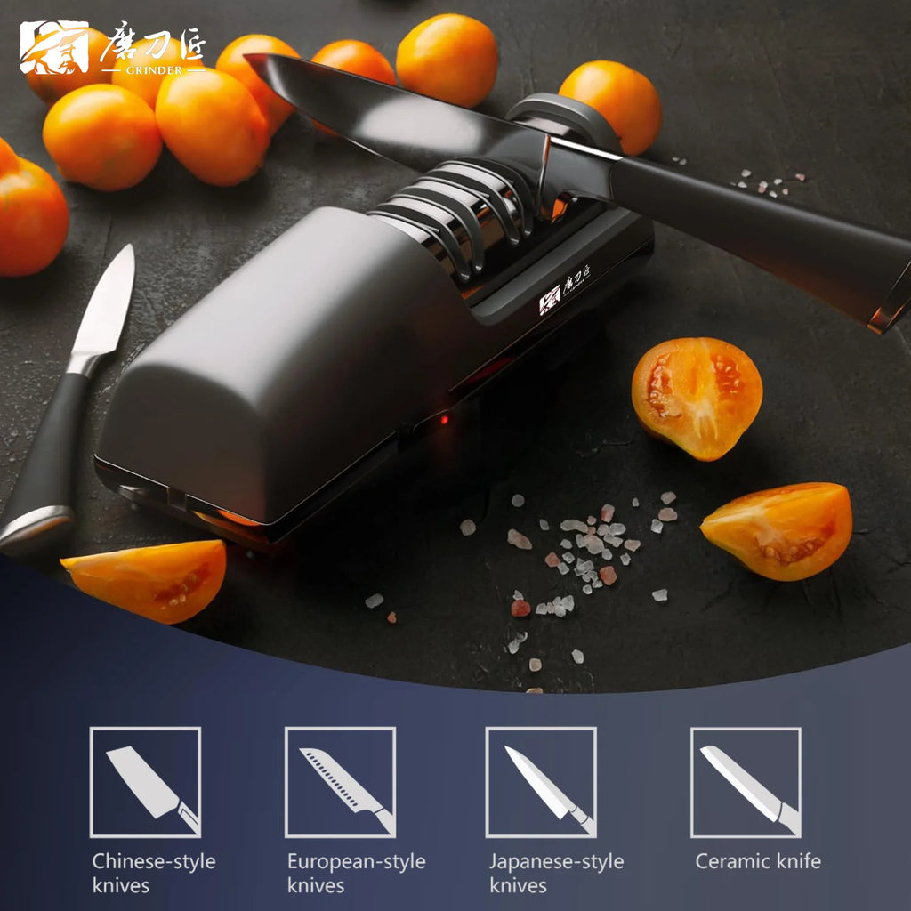 Electric Knife Sharpener TAIDEA TG2403 Stainless Steel Silver