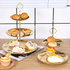 Stainless Steel Cake Stand Tiered Tray for Weddings and Parties