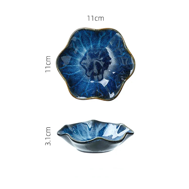 Ceramic Mini Dipping Dish for Sashimi and Soy Sauce