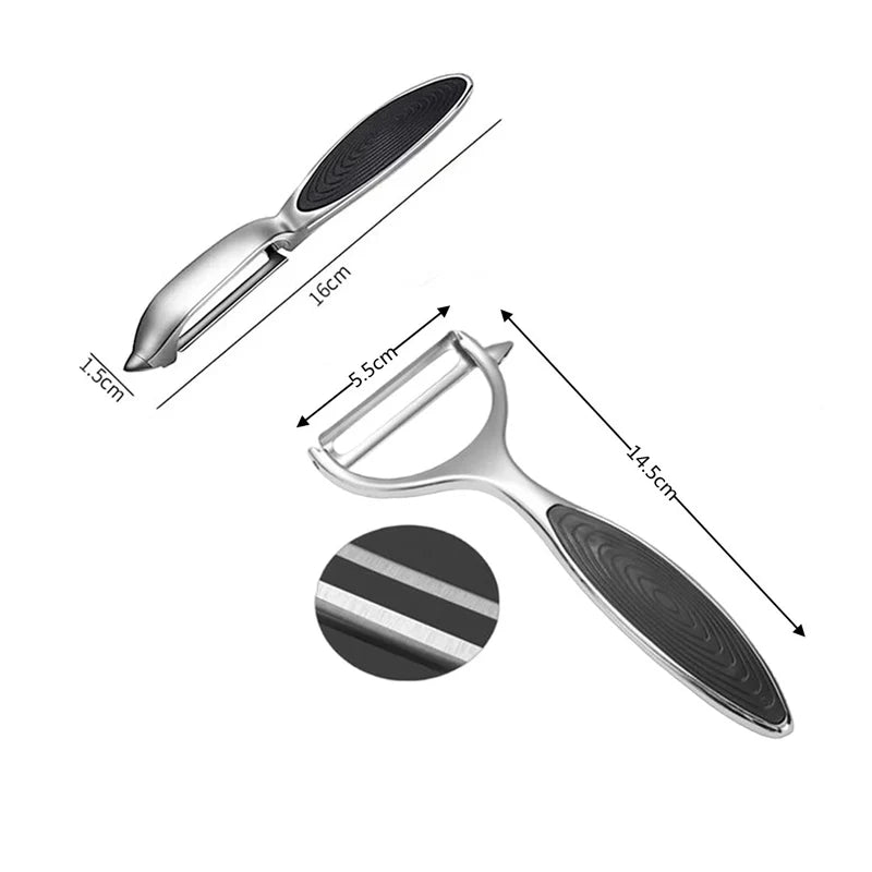 Stainless Steel Multi-function Vegetable Peeler Cutter