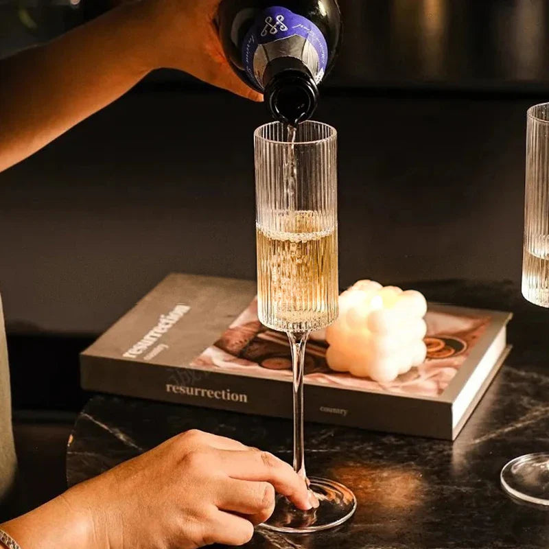 175ML Transparent Plastic Goblet for Luxury Cocktails