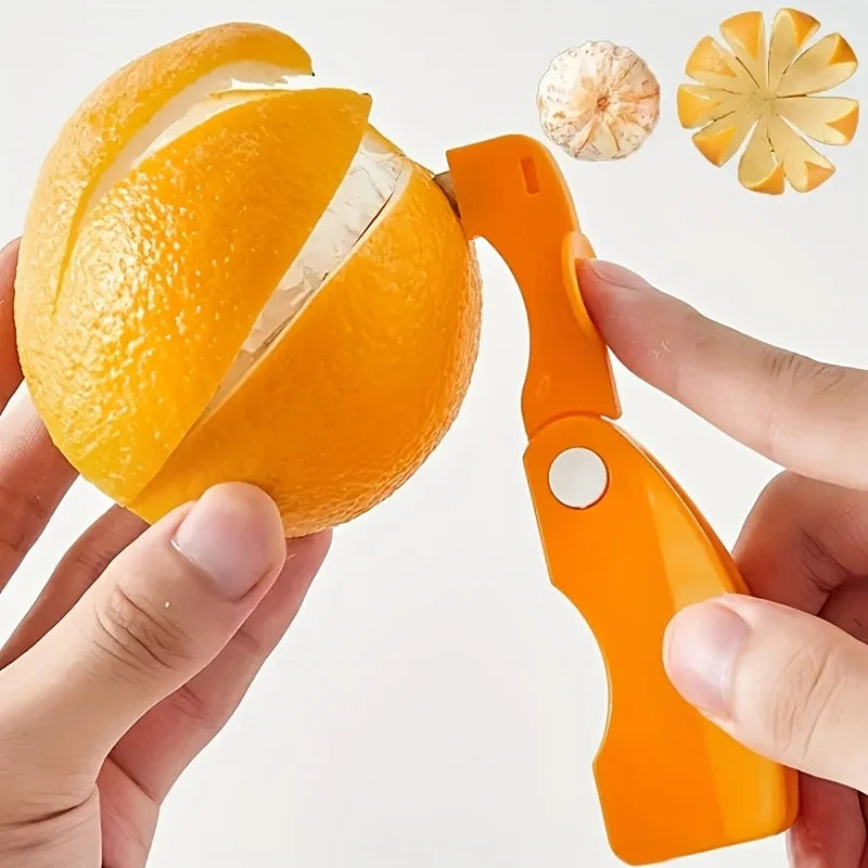 Plastic Folding Handle Fruit Peeler Tool