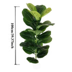 85cm Artificial Ficus Lyrata with 23 Leaves for Home Decoration