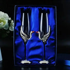 Crystal Wine Glass Set for Parties 2pcs - Crystal Glass