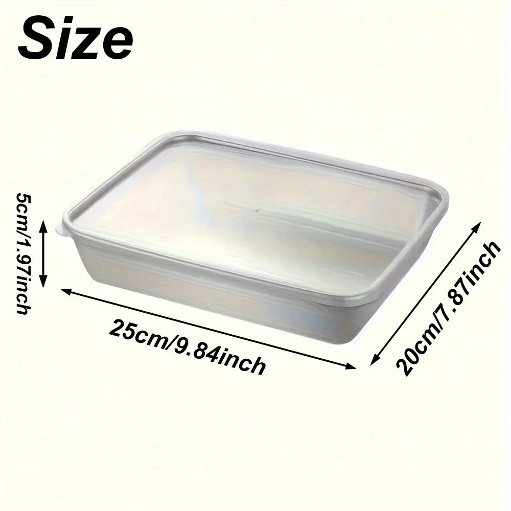 Stainless Steel Food Containers Lunch Box 3pcs Leakproof