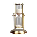 American Hourglass Timer Decoration Brass Glass 15 30 60 Minute