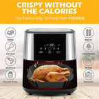 Silicone Air Fryer Pot Tray with Handle, Square Baking Pan