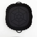 Silicone Air Fryer Pot Tray with Handle, Square Baking Pan
