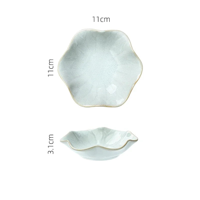 Ceramic Mini Dipping Dish for Sashimi and Soy Sauce