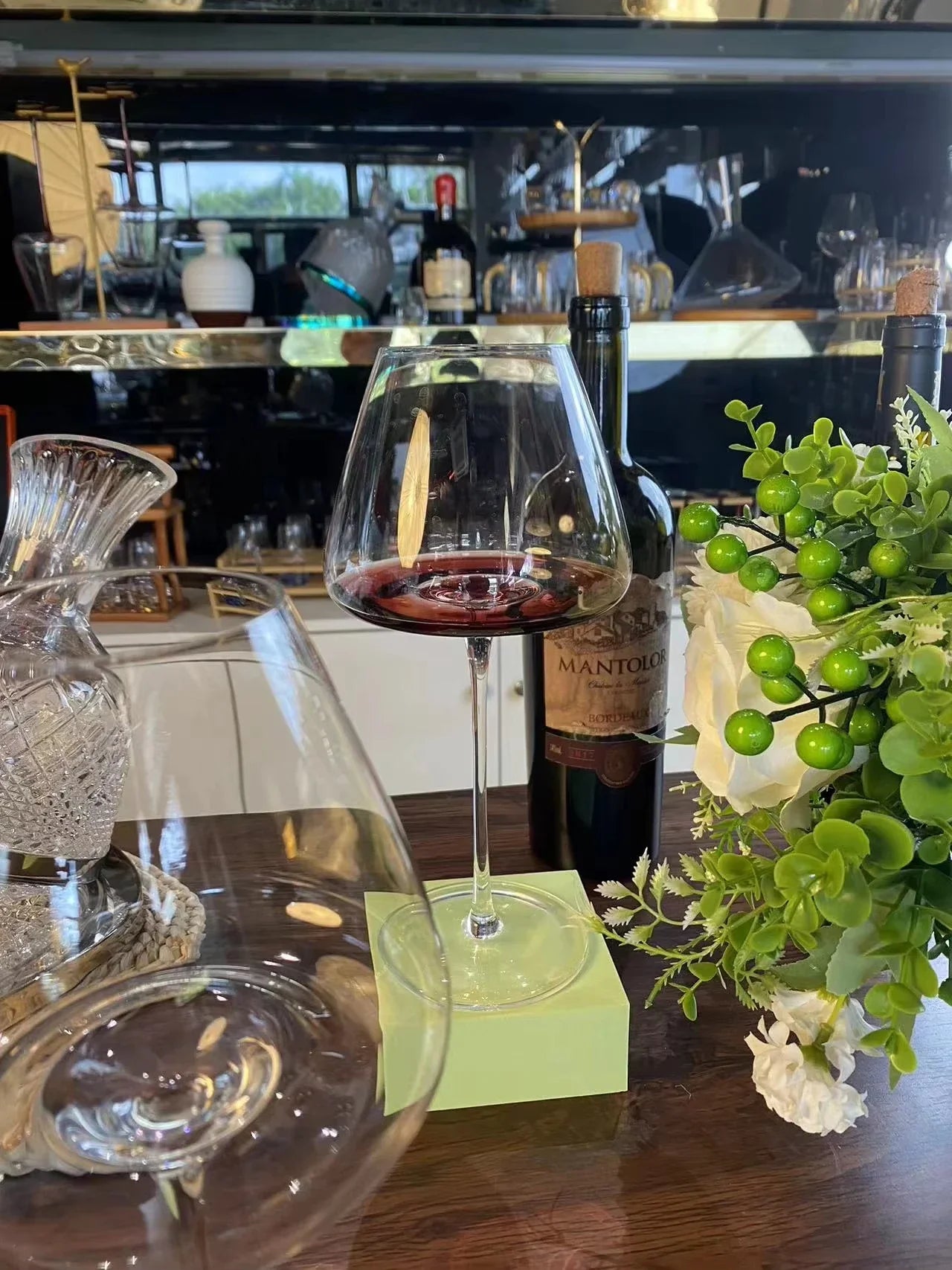 Burgundy Crystal Wine Glasses 720ml for Red Wine