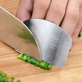 Stainless Steel Finger Protector Tool for Safe Cutting