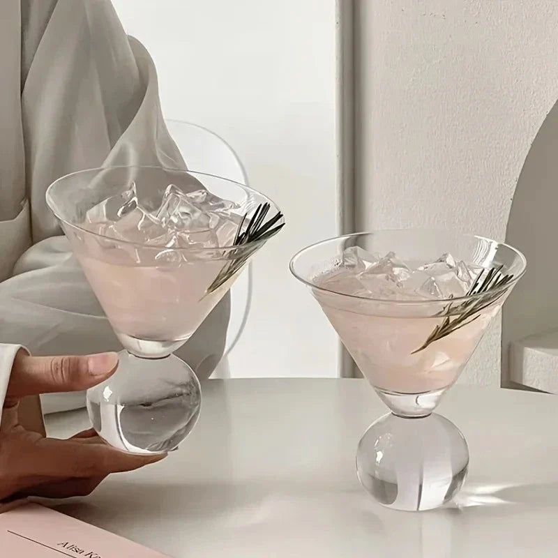 260ML KEMORELA Beaded Cocktail Glass for Parties