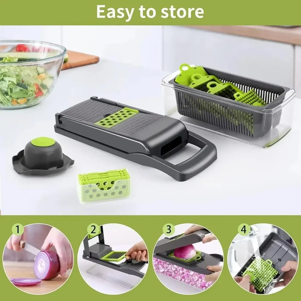 Galavilly Multifunctional Vegetable Chopper YS-9082 Grey