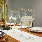 Crystal Wine Glass Set for Parties 2pcs - Crystal Glass