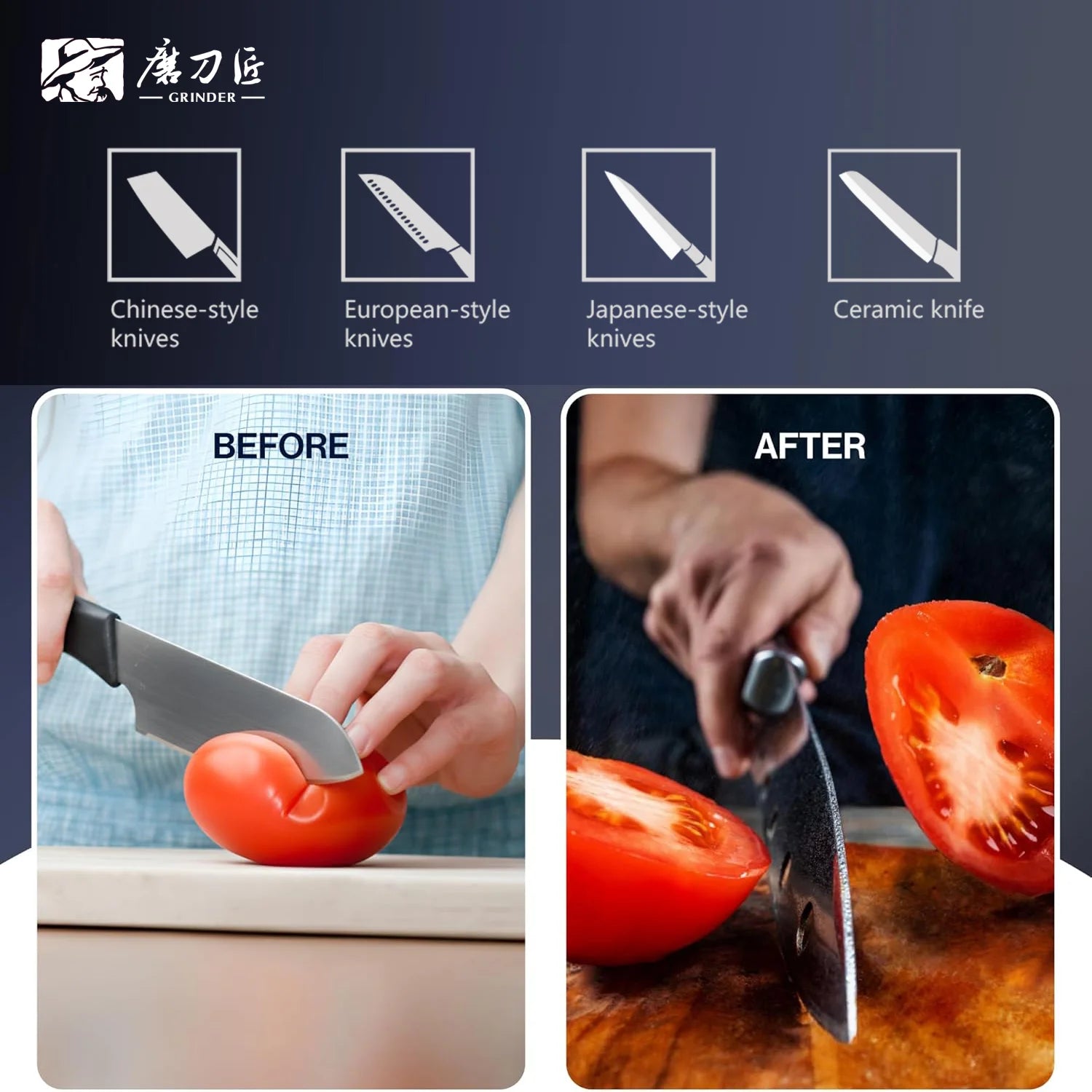 Electric Knife Sharpener TAIDEA TG2403 Stainless Steel Silver