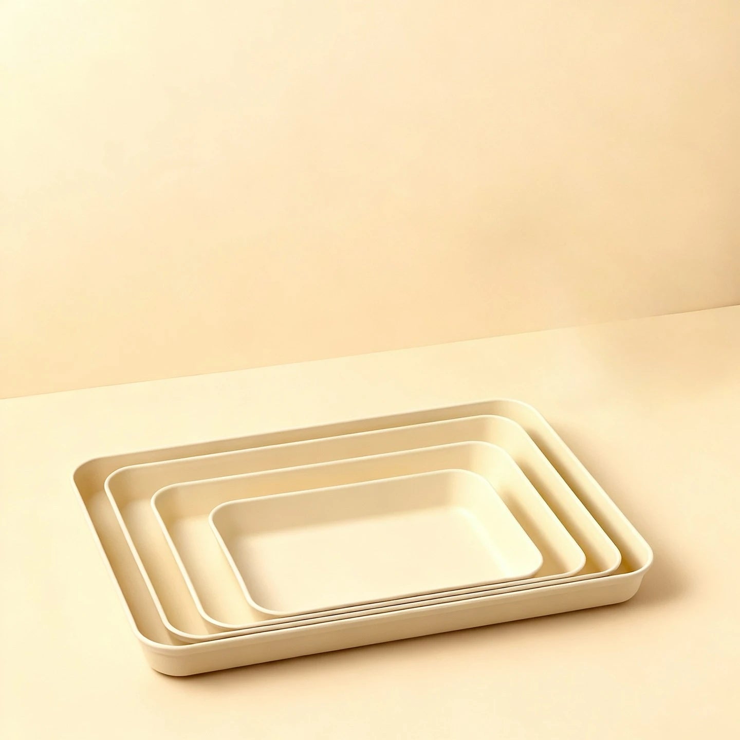 Plastic Storage Tray Multi-functional Rectangular Organizer