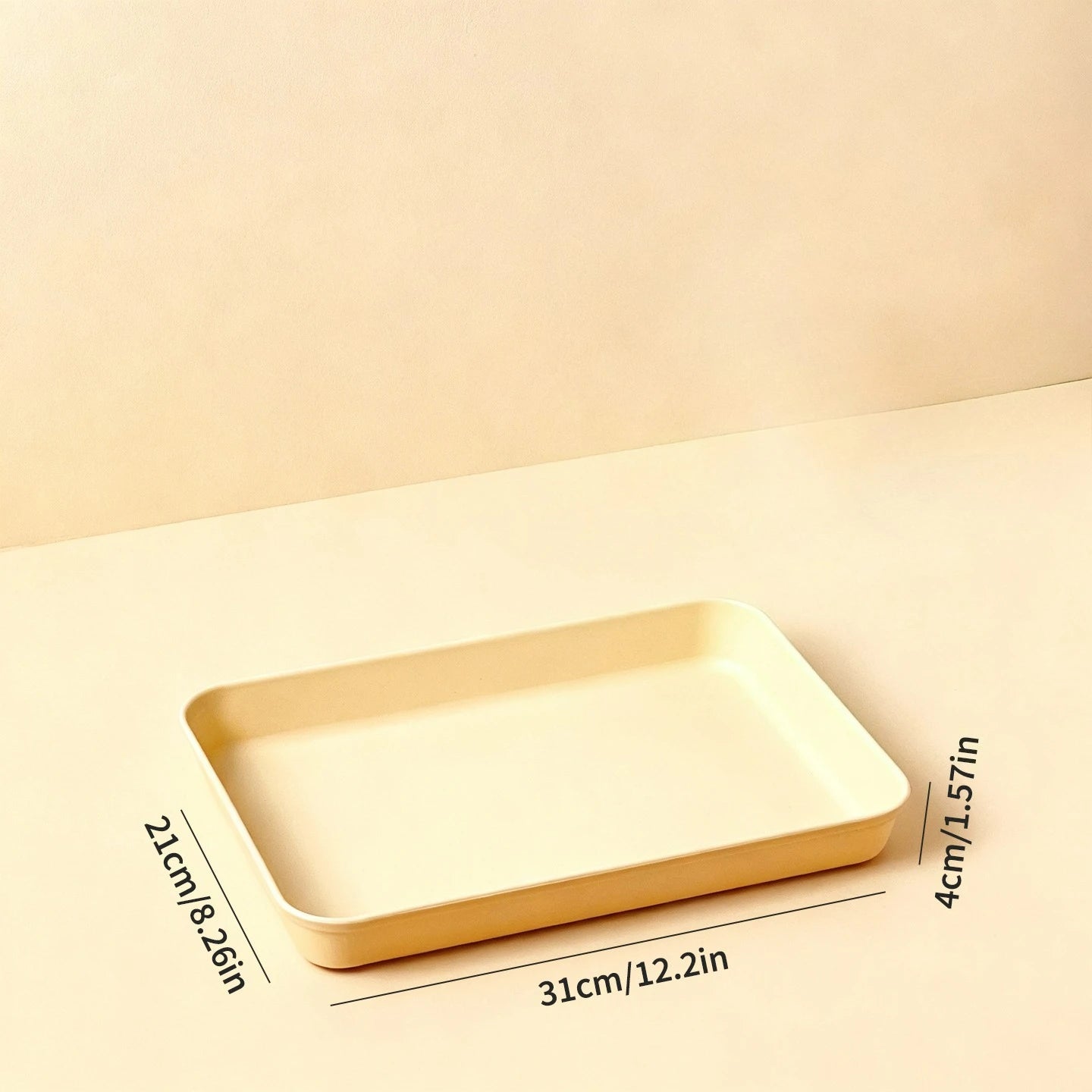 Plastic Storage Tray Multi-functional Rectangular Organizer