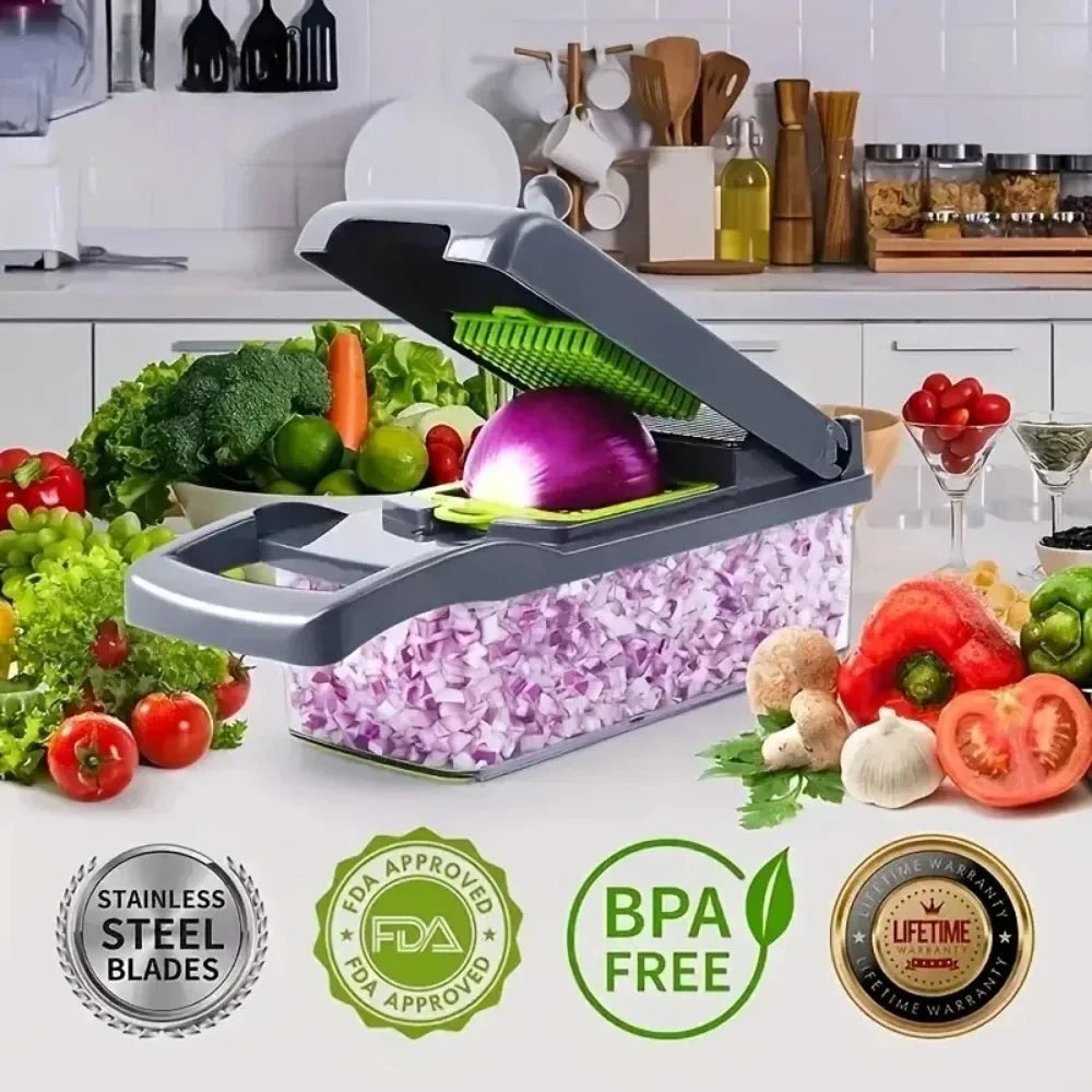Galavilly Multifunctional Vegetable Chopper YS-9082 Grey