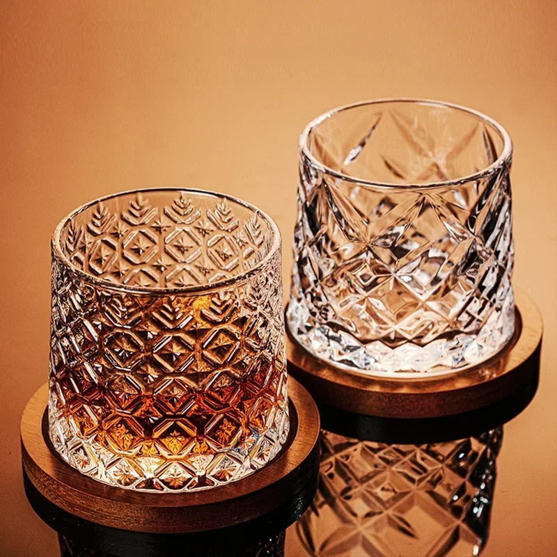 Crystal Whiskey Tumbler Glass for Home Use