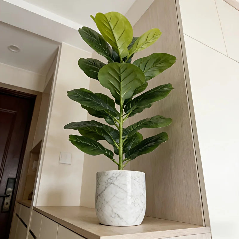 85cm Artificial Ficus Lyrata with 23 Leaves for Home Decoration