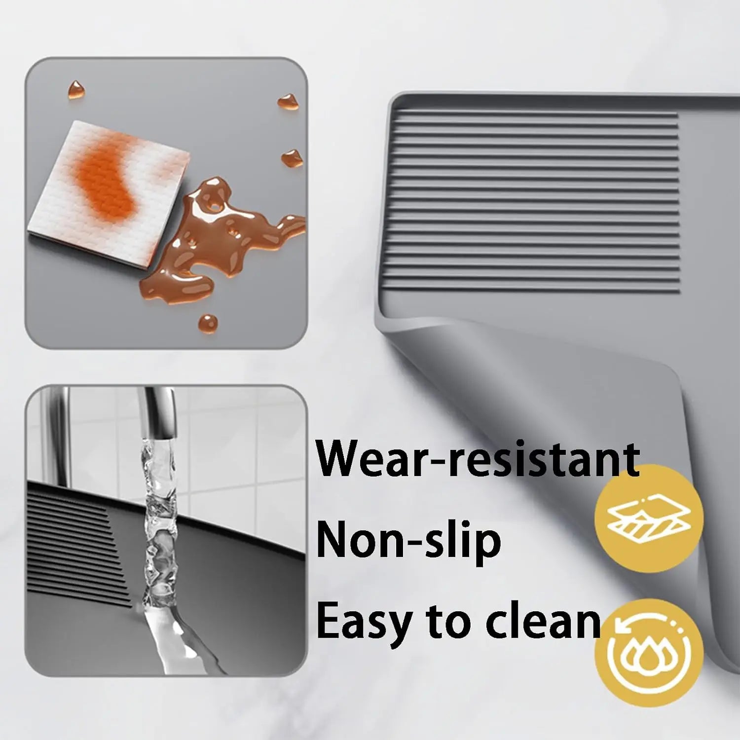 Silicone Coffee Mat Non-Slip Bar Mat