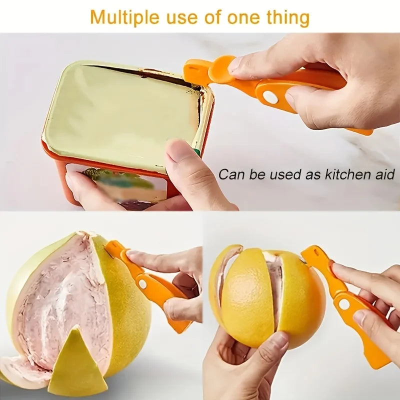 Plastic Folding Handle Fruit Peeler Tool