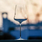 Crystal White Wine Glass Flute Eco-Friendly Handmade