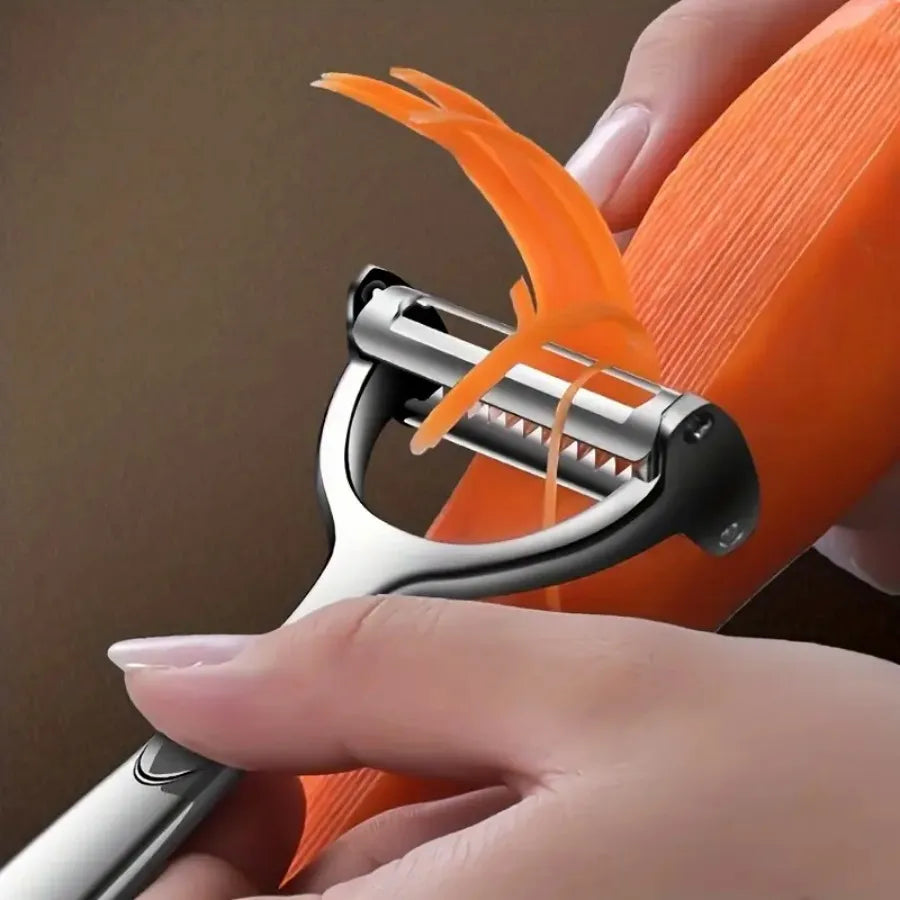 Stainless Steel Vegetable Peeler and Slicer Tool