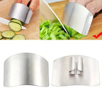 Stainless Steel Finger Protector Tool for Safe Cutting