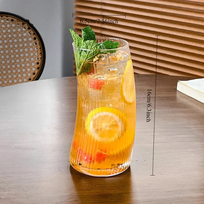 3D Mountain Whiskey Glass with Wooden Gift Box