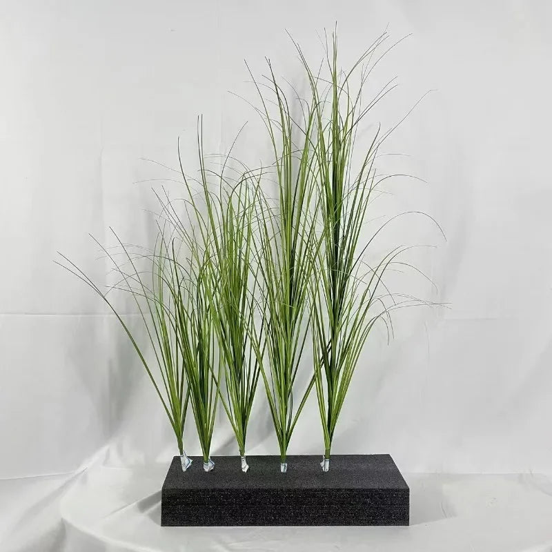 Simulated Grass Bushes for Outdoor Decoration - PVC, 10pcs