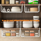 Iron Hanging Basket for Wardrobe and Kitchen Storage