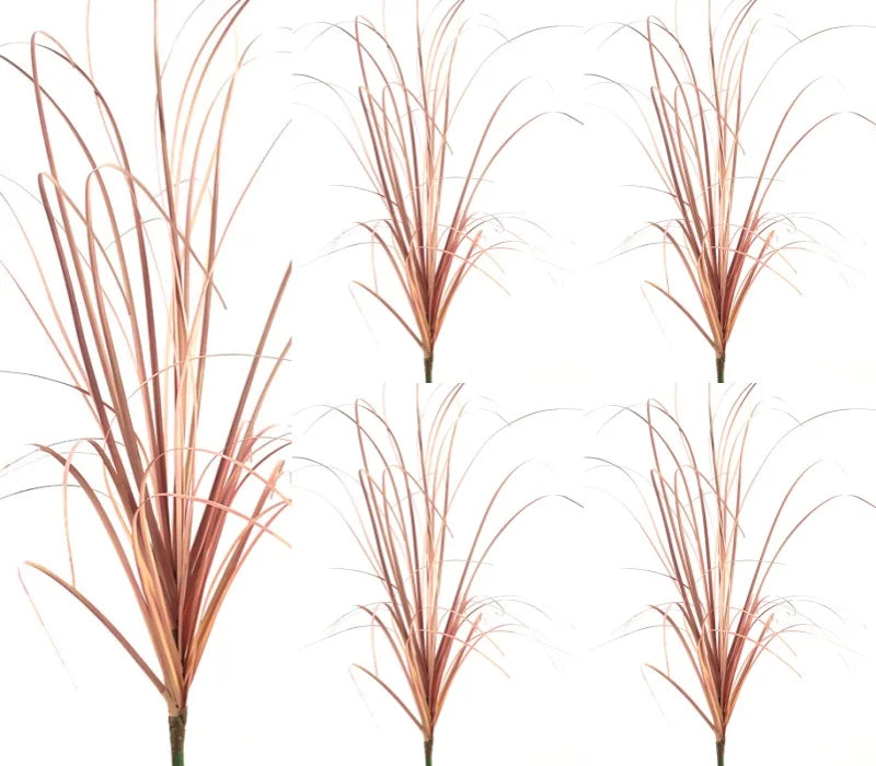 Simulated Grass Bushes for Outdoor Decoration - PVC, 10pcs