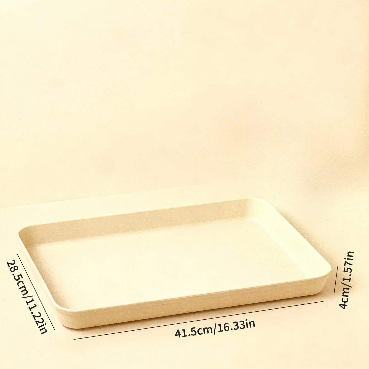 Plastic Storage Tray Multi-functional Rectangular Organizer