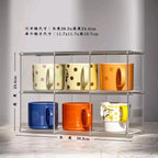 Acrylic Kitchen Countertop Tea Set Storage Rack