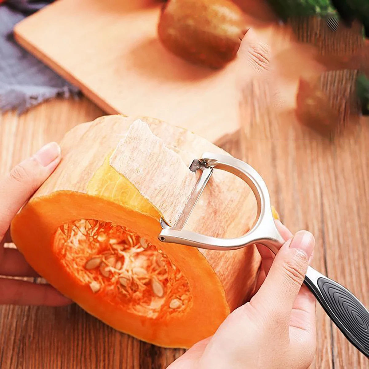 Stainless Steel Multi-function Vegetable Peeler Cutter