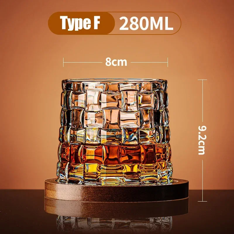 Crystal Whiskey Tumbler Glass for Home Use