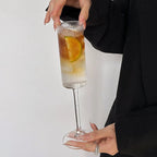 175ML Transparent Plastic Goblet for Luxury Cocktails