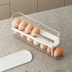 Egg Storage Box Automatic Rolling Dispenser Plastic