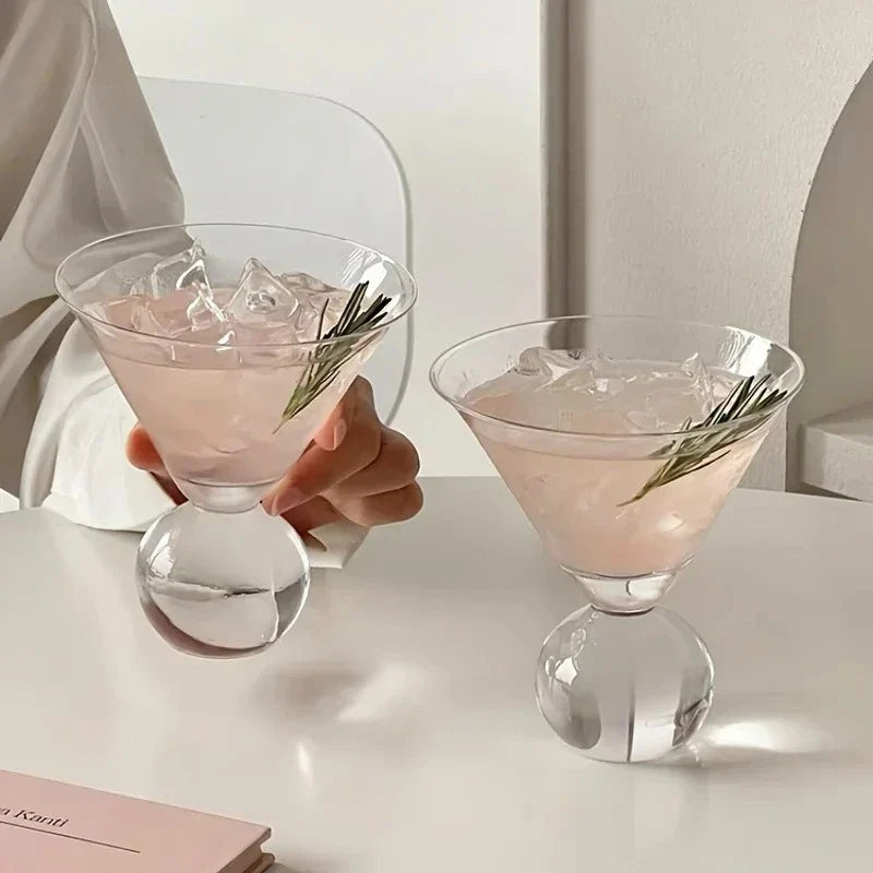 260ML KEMORELA Beaded Cocktail Glass for Parties