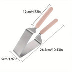 Stainless Steel Cake Server Slicer with Ergonomic Handle