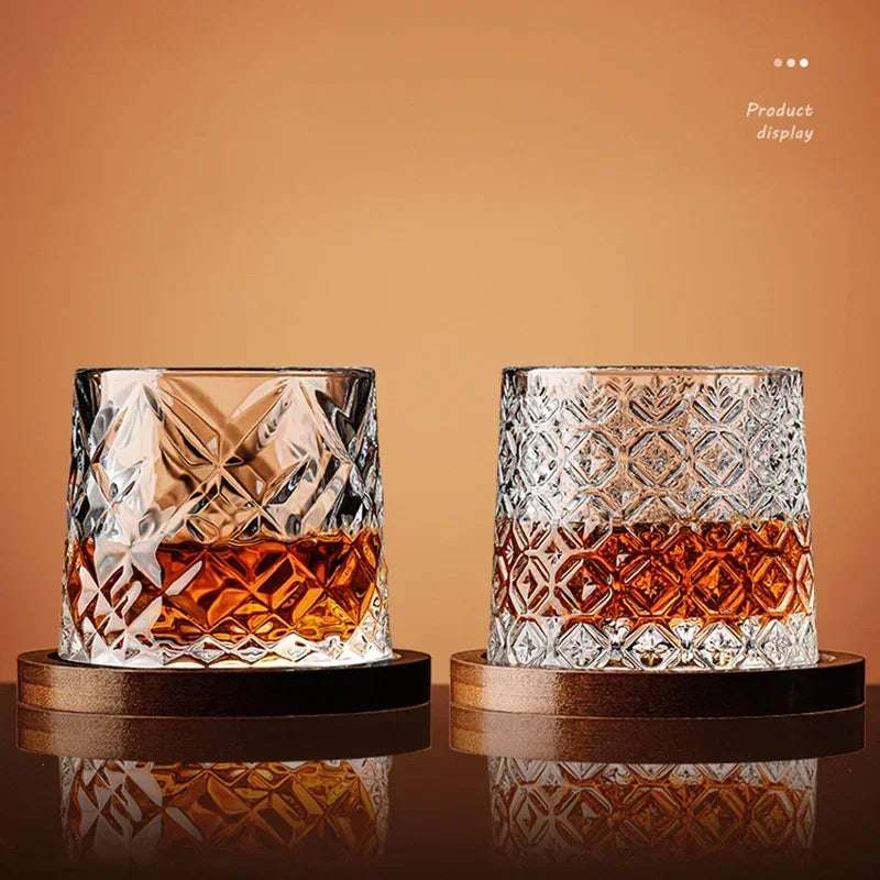 Crystal Whiskey Tumbler Glass for Home Use