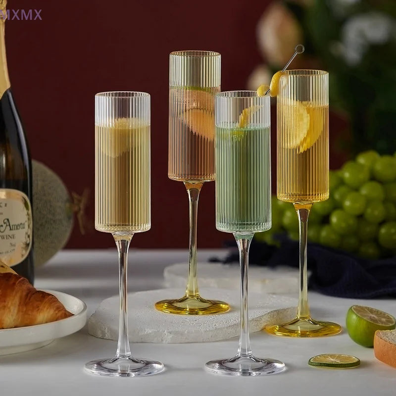 175ML Transparent Plastic Goblet for Luxury Cocktails