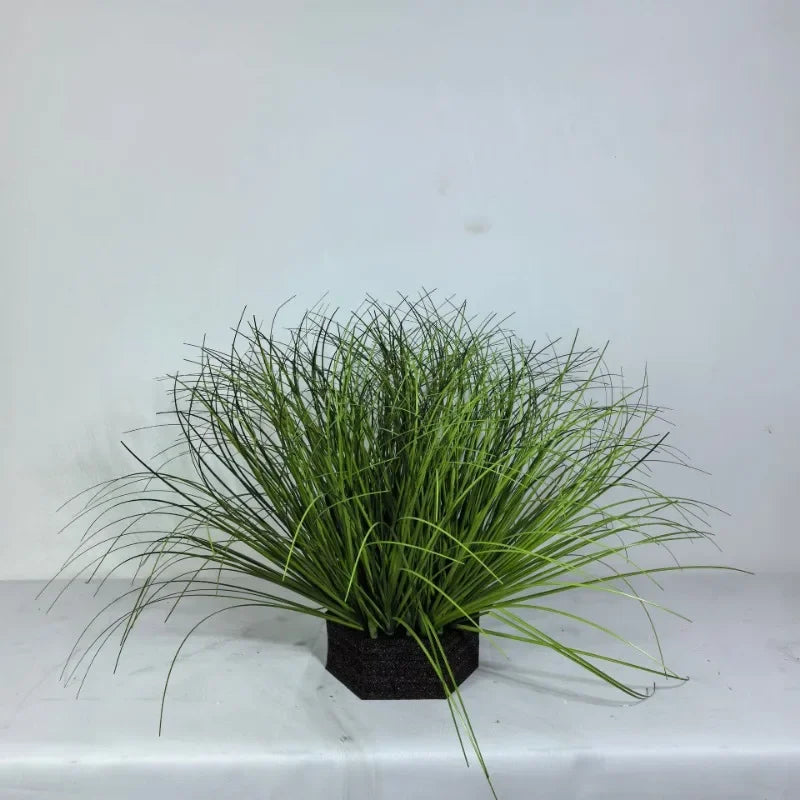 Simulated Grass Bushes for Outdoor Decoration - PVC, 10pcs