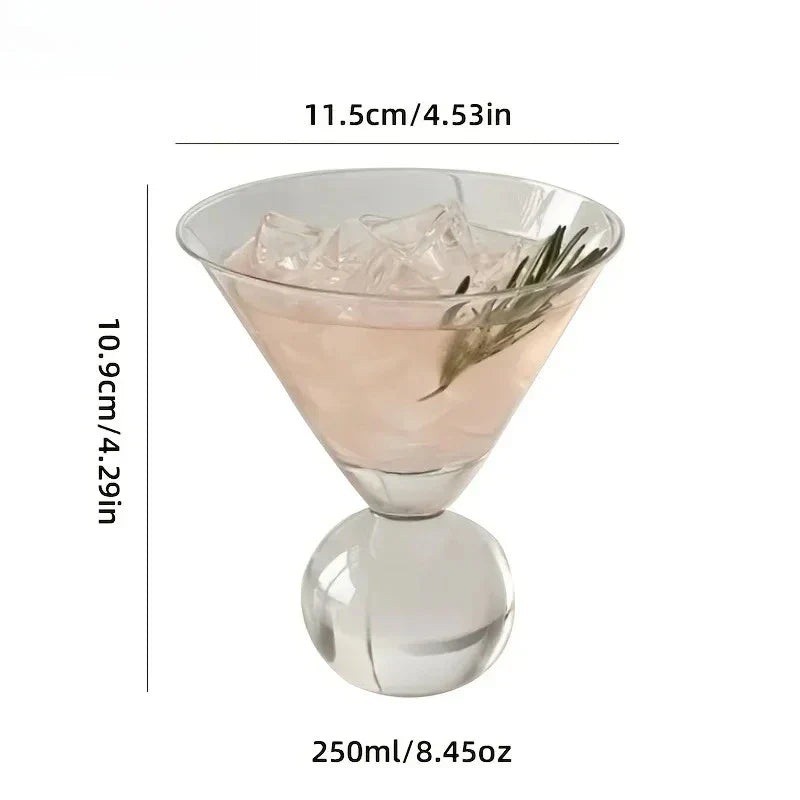 260ML KEMORELA Beaded Cocktail Glass for Parties