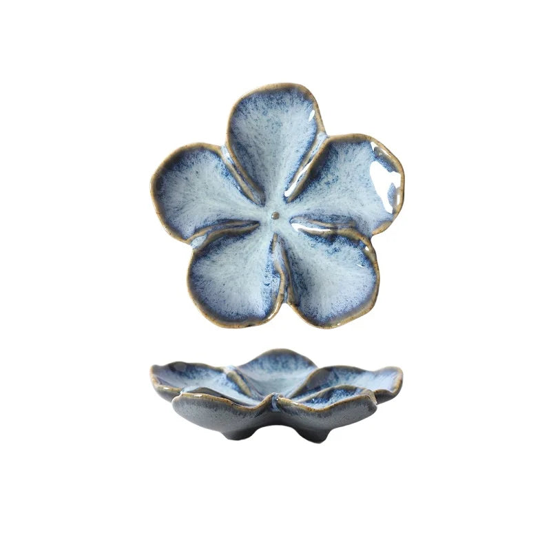 Ceramic Dipping Sauce Dish in Vintage Flower Shape